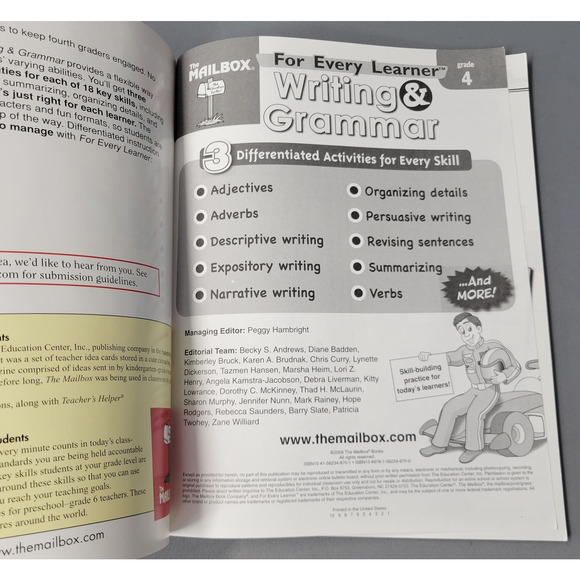 The Mailbox For Every Learner Writing & Grammar Grade 4 Workbook 2009 Softcover - Picture 6 of 16